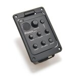 Capteur de guitare acoustique 301 4 bandes, avec accordeur, micro, mlange de prampli, panneau de battage ...
