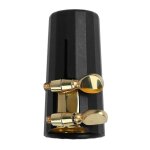 Capuchon de bec de saxophone a double vis, ligature dorée, clip de fixation, accessoires pour saxophone ... Capuchon de bec de saxophone a double vis, ligature dorée, clip de fixation, accessoires pour saxophone ...