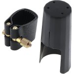 Capuchon d'embouchure d'embouchure de clarinette sib, capuchon de ligature de clarinette, attache a clip ...