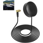Car antenne dab verre patch montage, smb antenne dab radio voiture connecteur a angle droit cble coaxial, ...