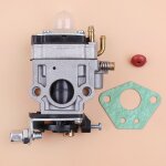 Carburateur de 15mm pour mitsubishi tl43 tl52 tu43 tu52 40cc 43cc 49cc, moteur de taille haie, dbroussailleus ...