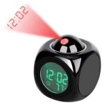 Carillon de projection multifonction horloge led réveil de projection de lumière carillon vocal horloge ... Carillon de projection multifonction horloge led réveil de projection de lumière carillon vocal horloge ...