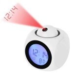 Carillon de projection multifonction horloge led réveil de projection de lumière carillon vocal horloge ... Carillon de projection multifonction horloge led réveil de projection de lumière carillon vocal horloge ...