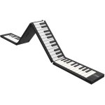 Carry - on folding piano black piano pliable 88 touches