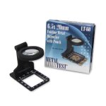 Carson optical métal lin test loupe 6x 20mm puissance objectif Carson optical métal lin test loupe 6x 20mm puissance objectif