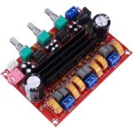 Carte d'amplificateur, 2x50w + 100w 2. 1 canaux amplificateur de puissance audio numérique ampli board ... Carte d'amplificateur, 2x50w + 100w 2. 1 canaux amplificateur de puissance audio numérique ampli board ...