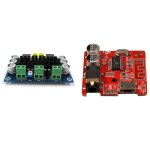 Carte amplificateur de puissance audio numrique  canal unique et carte rcepteur audio bluetooth, 12 ...