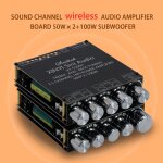 Carte d'amplification bluetooth xy - s100h, 50w, 100w, 2. 1 canaux, module d'amplification audio, stéréo, ... Carte d'amplification bluetooth xy - s100h, 50w, 100w, 2. 1 canaux, module d'amplification audio, stéréo, ...
