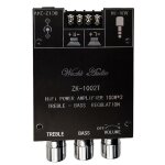 Carte d'amplification hifi zk - 1002t aux + bluetooth, 2. 0 canaux, module audio 100wx2, haut - parleur ...