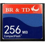 Carte compacte de mémoire flash br & td ogrinal carte d'appareil photo 256mb Carte compacte de mémoire flash br & td ogrinal carte d'appareil photo 256mb