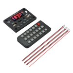 Carte d�codeur compatible bluetooth 5. 0 dc 7v - 24v, �cran couleur, module radio fm avec t�l�commande, ...