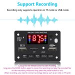Carte décodeur compatible bluetooth 5. 0 dc 7v - 24v, écran couleur, module radio fm avec télécommande, ... Carte décodeur compatible bluetooth 5. 0 dc 7v - 24v, écran couleur, module radio fm avec télécommande, ...