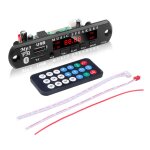 Carte dcodeur de lecteur mp3 5v 12v, amplificateur 2 * 3w bluetooth 5. 0 6w, module de radio fm pour ...