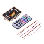 Carte dcodeur mp3 bluetooth 5. 0, 5 v 12v, module de carte tf, wma, wav, usb / fm, tlcommande