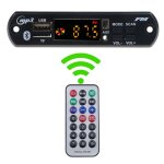 Carte dcodeur mp3 wma fm aux pour voiture, module audio dc 5v 12v, radio fm tf, accessoires de haut ...
