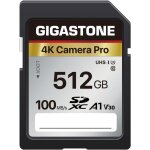 Carte mmoire sdxc 512 go, 4k camra pro srie, vitesse de transfert allant jusqu'a 100 mo / s. compatible ...