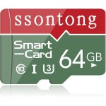 Carte m�moire ultra haute vitesse uhs - i de 64 go - 98 mo / s, c10, u1, full hd v10, ultra haute vitesse ...