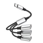 Carte son externe avec prise jack 3. 5mm, adaptateur audio usb femelle, pour sauna, tlphone, microphone, ...