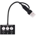 Carte son externe usb de type c - en direct - musique k - usb vers audio - 3, 5 mm - pices de microphone ...