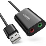 Carte son externe usba vers adaptateur usb vers jack 3, 5mm convertisseur de carte son usb compatible ... Carte son externe usba vers adaptateur usb vers jack 3, 5mm convertisseur de carte son usb compatible ...