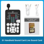 Carte son portative en direct, avec mini support de microphone, bluetooth, accompagnement universel pour ... Carte son portative en direct, avec mini support de microphone, bluetooth, accompagnement universel pour ...
