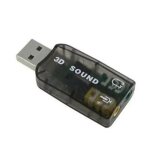 Carte son usb, convertisseur audio externe, 5. 1 canaux, avec interface casque et microphone 3. 5mm, ...