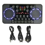 Carte son v300 pro, 10 effets sonores, bluetooth, réduction du bruit, mélangeurs audio, casque, micro, ... Carte son v300 pro, 10 effets sonores, bluetooth, réduction du bruit, mélangeurs audio, casque, micro, ...