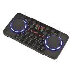 Carte son v300 pro, 10 effets sonores, bluetooth, rduction de bruit, mlangeur o, casque, micro, commande ...