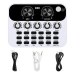 Carte son v8 en direct, mini interface audio, mélangeur de podcast, pièces de rechange adaptées aux ordinateur ... Carte son v8 en direct, mini interface audio, mélangeur de podcast, pièces de rechange adaptées aux ordinateur ...