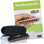 Cascha hh 1610 de professional blues mondharmonica set + m�thode d'apprentissage