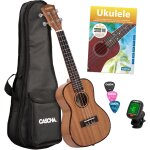 Cascha hh 2049 premium mahogany pack ukul�l� t�nor (4 langues)
