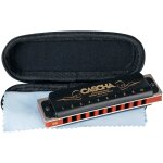Cascha hh 2222 professional blues harmonica en sib (bb)
