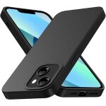 Case for iphone 13 (6. 1 inches), soft tpu shockproof protective case with camera protection - black