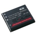 Casio np - 120 - pile pour appareil photo li - ion - pour exilim - ex - z770, z880, z900, zs26, zs27, ...