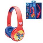 Casque 2 en 1 bluetooth� et filaire confortable et pliable avec limitation de son, design superman