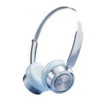 Casque audio bluetooth haute fid�lit� � r�duction active du bruit 40 mm bleu yonis