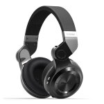 Casque audio bluetooth sans fil avec micro pour tous smartphones et appareils audio noir yonis