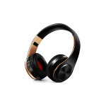 Casque audio bluetooth sans fil avec microphone et annulation de bruit noir yonis