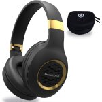 Casque audio bluetooth sans - fil avec microphone int�gr�, basses fr�quences st�r�o hi - fi, confortable ...