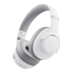 Casque audio circumauriculaire bluetooth 5. 4 anc enc 43 db 55 h blanc yonis