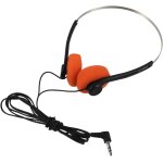 Casque audio ecouteurs eponge orange Casque audio ecouteurs eponge orange