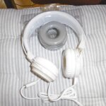Casque audio microphone, t�l�commande, et plug amis blanc wize & ope