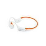 Casque audio muse de sport sans fil � conduction osseuse m - 238 bcw avec lecteur mp3 blanc et orange ...