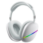 Casque audio sans fil bluetooth avec micro et longue autonomie 180h or blanc yonis