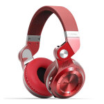 Casque audio sans fil bluetooth avec micro sd fm pour tous smartphones blanc rouge yonis