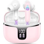 Casque bluetooth, ecouteurs bluetooth 5. 3 stro hifi sans fil oreillette avec 4 enc mic annulation ...
