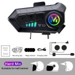 Casque bluetooth étanche pour casque de moto, écouteur de vélo de course, mains libres, veille super ... Casque bluetooth étanche pour casque de moto, écouteur de vélo de course, mains libres, veille super ...