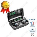 Casque bluetooth f9 smiley face casque bluetooth tactile affichage numrique trois vritable affichage ...