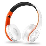 Casque bluetooth pliable lecteur mp3 carte tf 32 go aux 3. 5 mm autonomie 10 h blanc yonis
