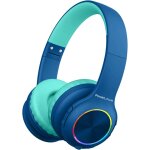 Casque bluetooth pliable sans fil pour enfant avec lumires led, hd stereo, usb - c recharge rapide, ...